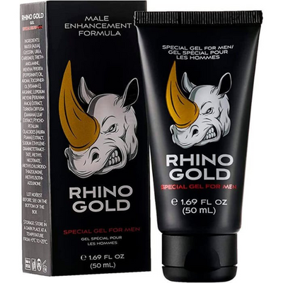 Rhino Gold Special Intimate Gel for Men 50ml - Φυσική Κρέμα Μεγέθυνσης Πέους