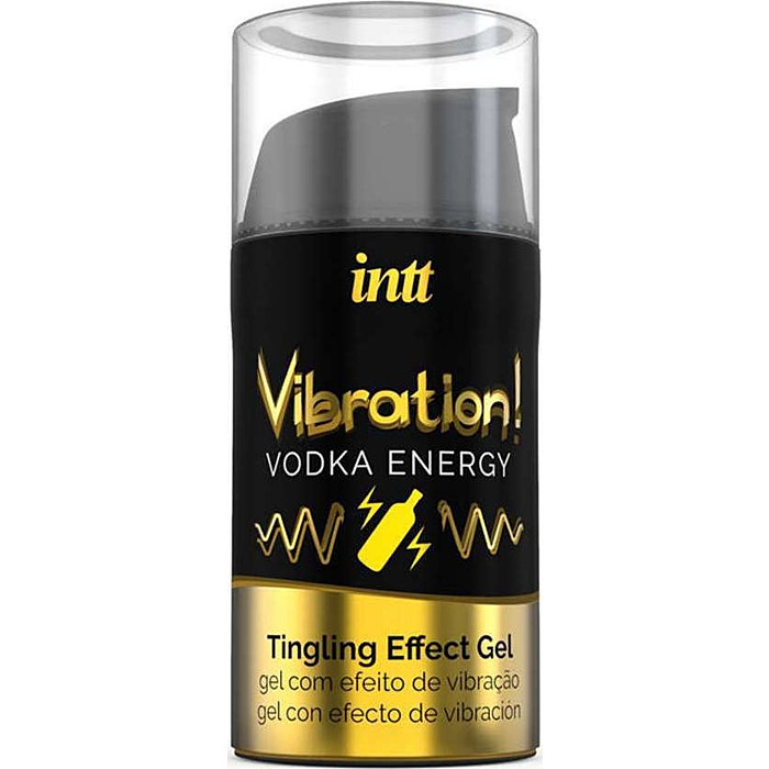 Διεγερτικό Στοματικό Τζελ Με Δόνηση & Γεύση - Intt Vibration Vodka Energy Tingling Gel 15ml