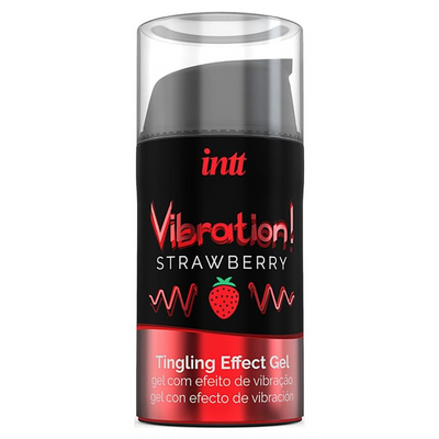 intt Vibration! Διεγερτικό Gel με Άρωμα Strawberry 15ml