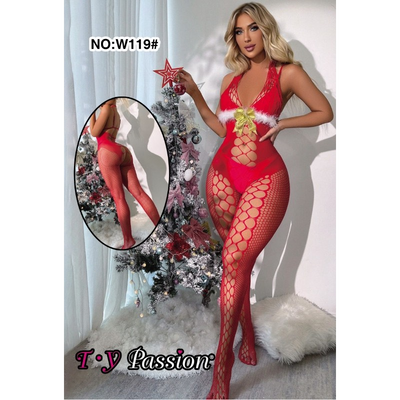 Αισθησιακό Διχτυωτό Ολόσωμο Κορμάκι