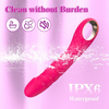 Μεγάλος Ρεαλιστικός Δονητής για Γυναίκες με Σιλικόνη, G-Spot & Κλειτοριδικό Διεγέρτη - Ροζ