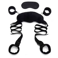 Bondage μαύρο χέρια και πόδια