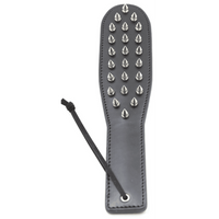 SMD Doit με Καρφιά 34cm από Vegan Δέρμα Paddle σε Μαύρο Χρώμα