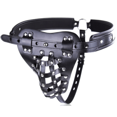 Κλουβί πέους δερμάτινο εσώρουχο