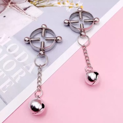 Nipple Click για Θηλές – Χωρίς Διάτρηση με μικρή Αλυσίδα - Ασημί