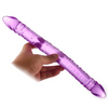 Ρεαλιστικό Διπλό Dildo - Μωβ 33.5 CM