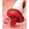 Κλειτοριδικός Δονητής “γλώσσα” Μασάζ Θηλών - Κόκκινο