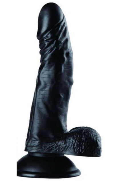 Ρεαλιστικό Ομοίωμα πέους με Βεντούζα - Μαύρο ￼