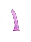 Κλασικό dildo σε μωβ χρώμα ￼￼