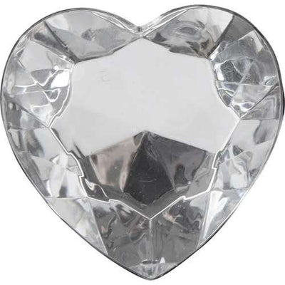 Ασημί πρωκτική σφήνα (Small) Με Λευκό  διαμάντι ￼￼