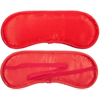 Σατέν κόκκινη μάσκα ￼￼