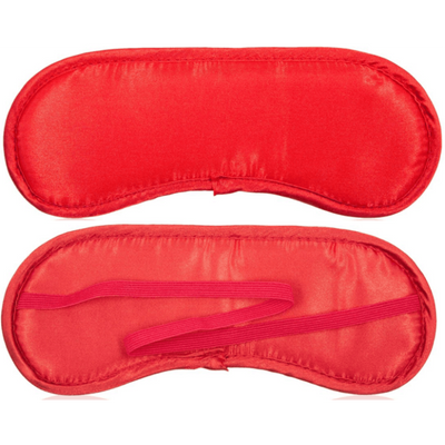 Σατέν κόκκινη μάσκα ￼￼