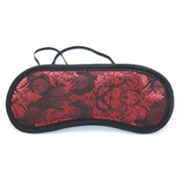 Μαύρη Μάσκα με Κόκκινα Σχέδια