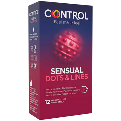 Control Feel Make Feel Προφυλακτικά Sensual Intense Dots 12τμχ