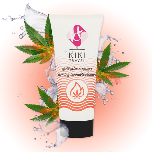 Θερμαντικό Λιπαντικό με Άρωμα Κάνναβη Kiki Travel Cannabis Hot Effect Lubricant 50 ml