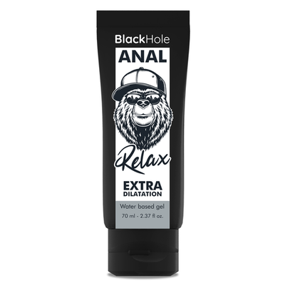 Black Hole Anal Relax Extra Dilatation Πρωκτικό Λιπαντικό Gel Water Based 70ml