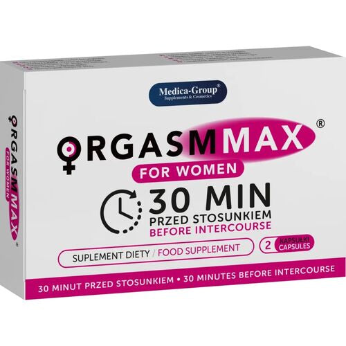 Medica-Group Orgasm Max for Women Διεγερτικό Γυναικείου οργασμού 2 Κάψουλες ￼￼￼