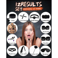 BDSM set 12 Τεμαχίων Μαύρο￼