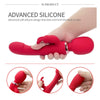Τριπλός Δονητής G-spot Wand Massager - κόκκινο ￼