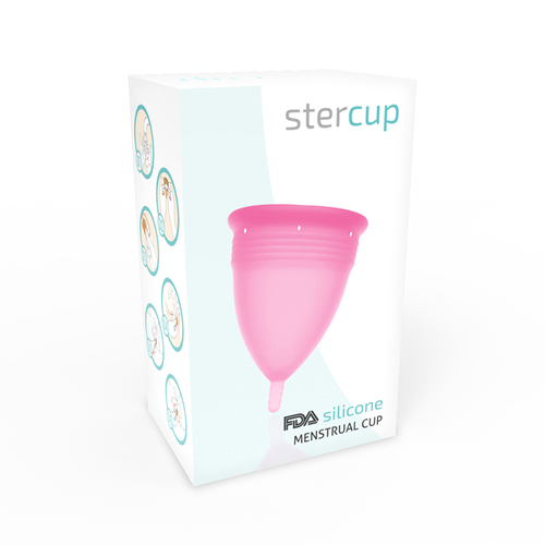 Stercup Καθαριστικό Κυπέλλου Περιόδου Small Ροζ 15ml