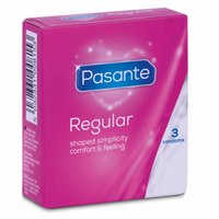 Pasante Προφυλακτικά Regular 3τμχ 54mm Natural