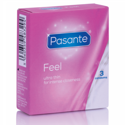 Pasante Προφυλακτικά Feel 3τμχ 52mm Λεπτά για Φυσική Αίσθηση Natural