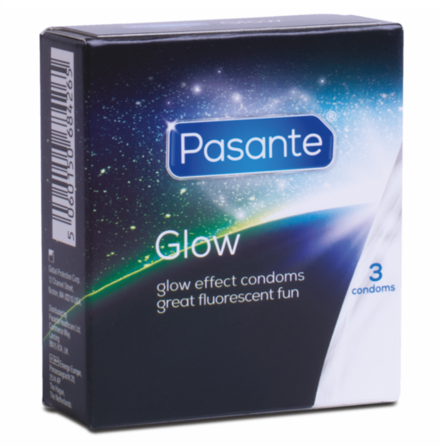 Pasante Προφυλακτικά Glow 3τμχ 53mm