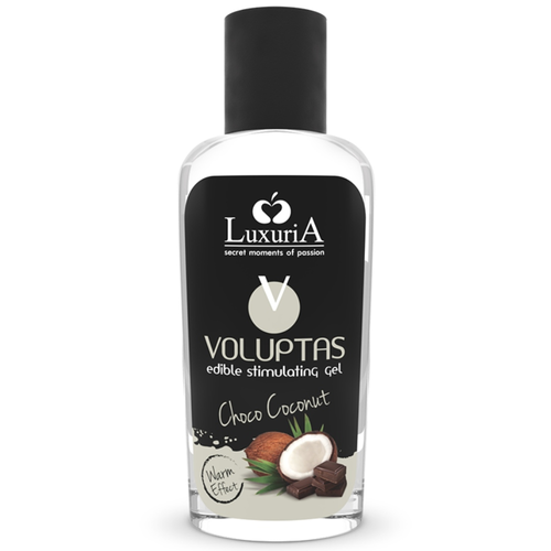 Luxuria Voluptas Edible Stimulating Gel Warming Effect Choco Coconut 100ml