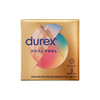 Durex Προφυλακτικά Real Feel No Latex 3τμχ 56mm Natural