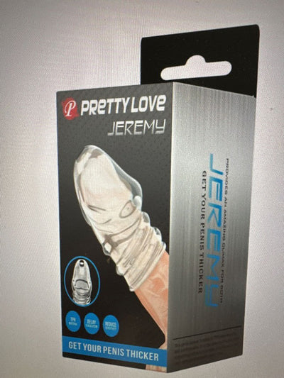 Κάλυμμα πέους σε Διάφανες χρώμα που προσθέτει όγκο