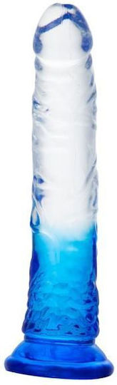 Ρεαλιστικό Dildo Σιλικόνης με Ισχυρή Βεντούζα - Μπλε